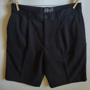 Dockers Black Flat-Front Men's Shorts